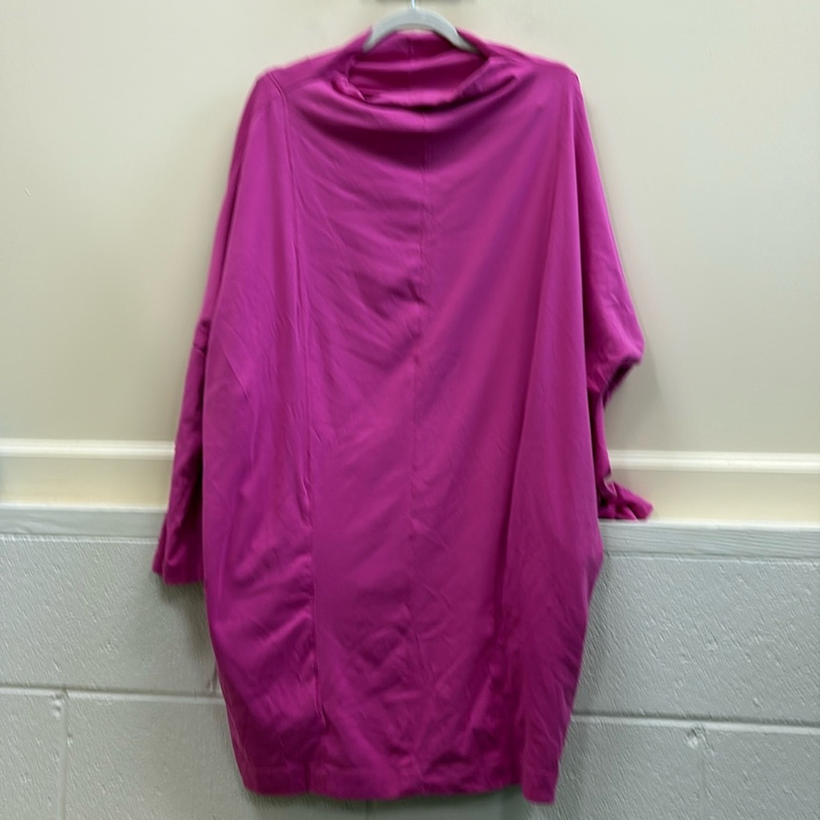 Daily Practice By Anthropologie 1x Mock Neck Knit Pink Long Sleeve Mini Dress